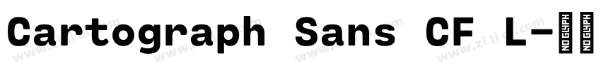 Cartograph Sans CF L字体转换 Cartograph Sans CF L字体转换